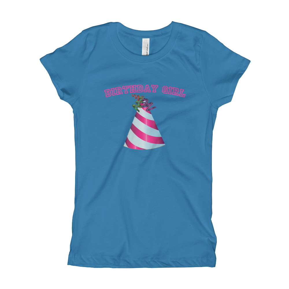Happy Birthday Hat Girl's T-Shirt - Adult Women's
