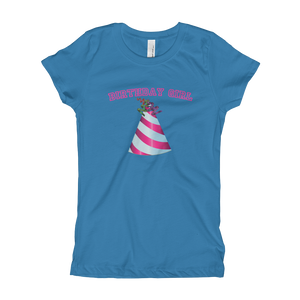 Happy Birthday Hat Girl's T-Shirt - Adult Women's