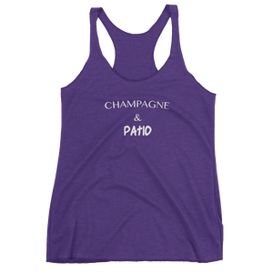 Champagne and Patio Women's tank top
