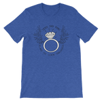 Load image into Gallery viewer, Does this ring make me look engaged - Wedding Unisex short sleeve t-shirt
