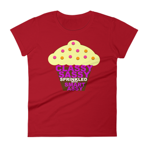 Classy Sassy and a bit smart assy Women's short sleeve t-shirt