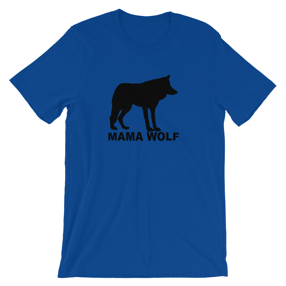 Mama Wolf Animal Unisex short sleeve t-shirt