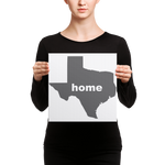 Load image into Gallery viewer, Texas is home and heart this Canvas shows off your Lone Star Pride
