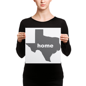 Texas is home and heart this Canvas shows off your Lone Star Pride