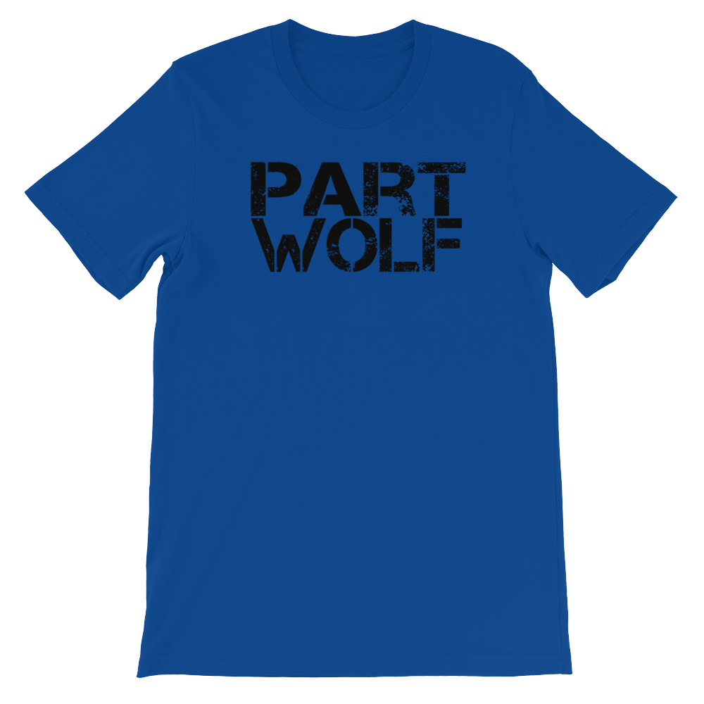 Part Wolf Unisex short sleeve t-shirt