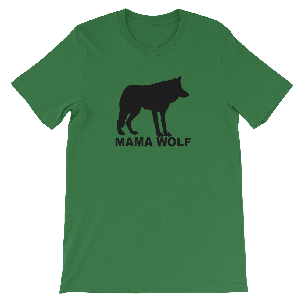 Mama Wolf Animal Unisex short sleeve t-shirt