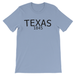 Load image into Gallery viewer, Texas established date 1845 Unisex short sleeve t-shirt
