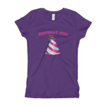 Load image into Gallery viewer, Happy Birthday Hat Girl&#39;s T-Shirt - Adult Women&#39;s
