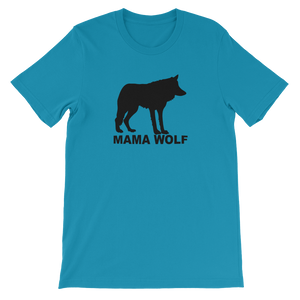 Mama Wolf Animal Unisex short sleeve t-shirt